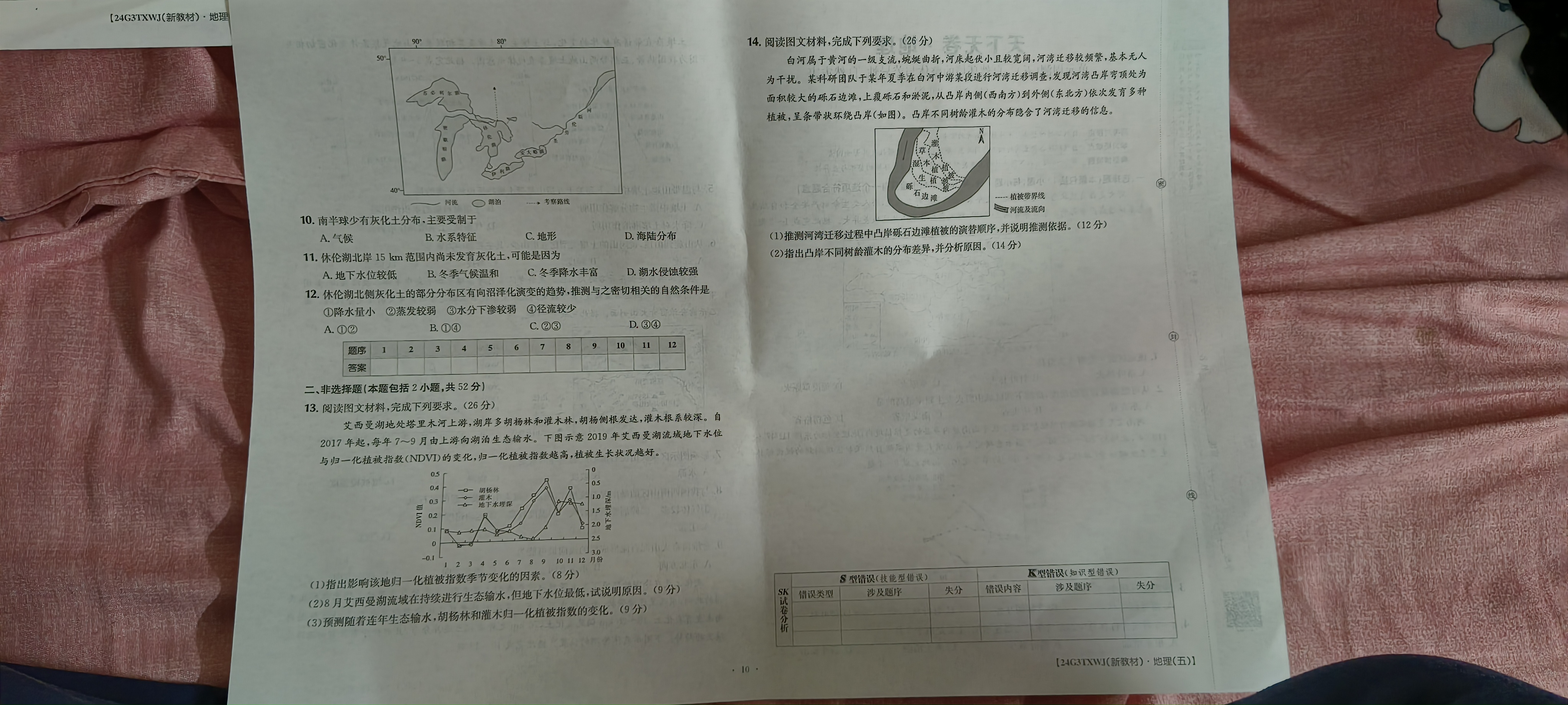 2023-2024衡水金卷先享题高三一轮复习单元检测卷地理重庆专版14试题