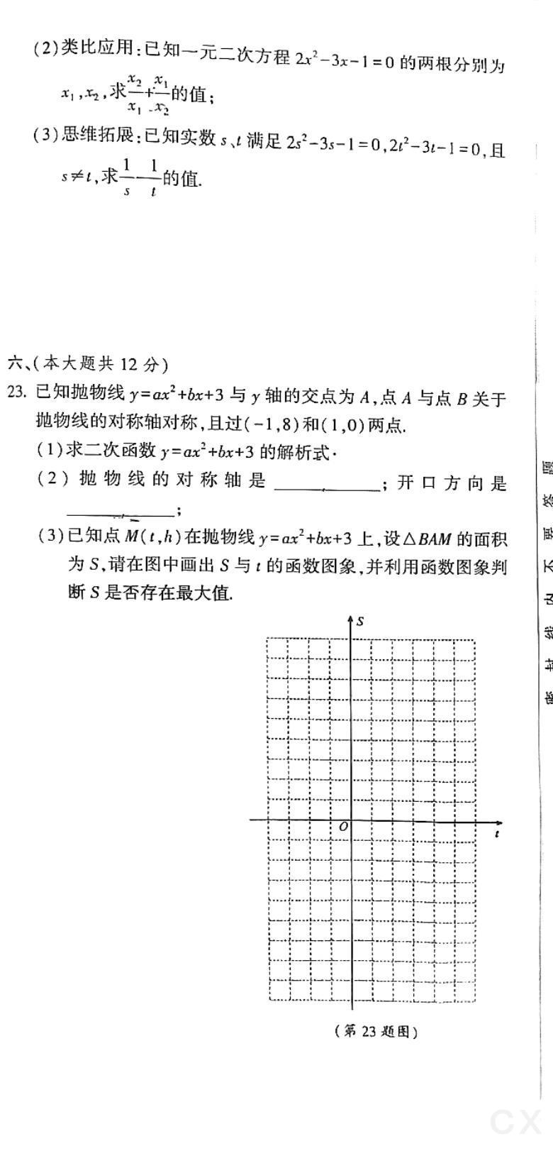 衡水金卷先享题2024答案数学分科综合卷 新教材乙卷A