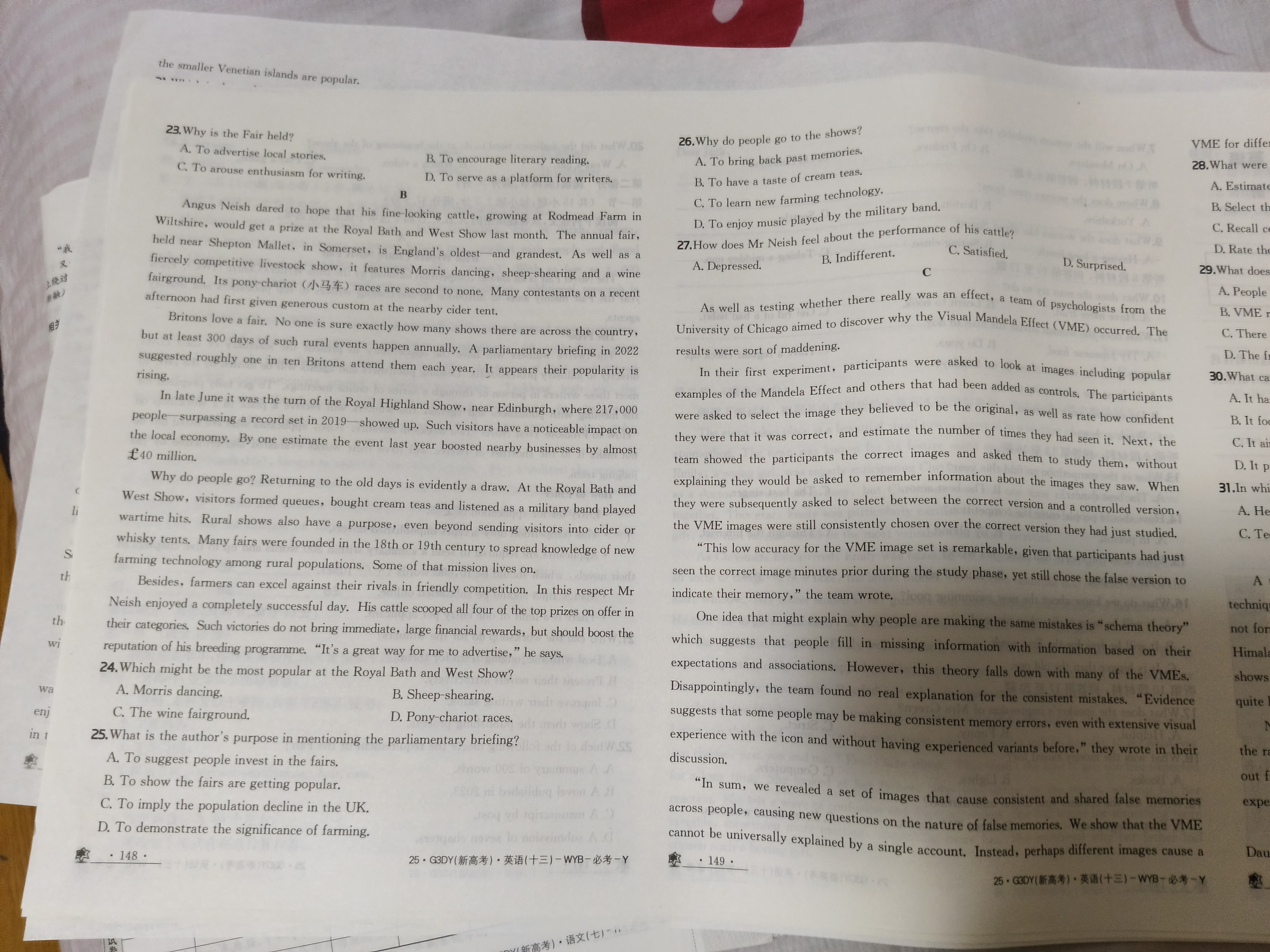 2025年普通高等学校全国统一模拟招生考试金科·新未来10月联考（高一）英语答案