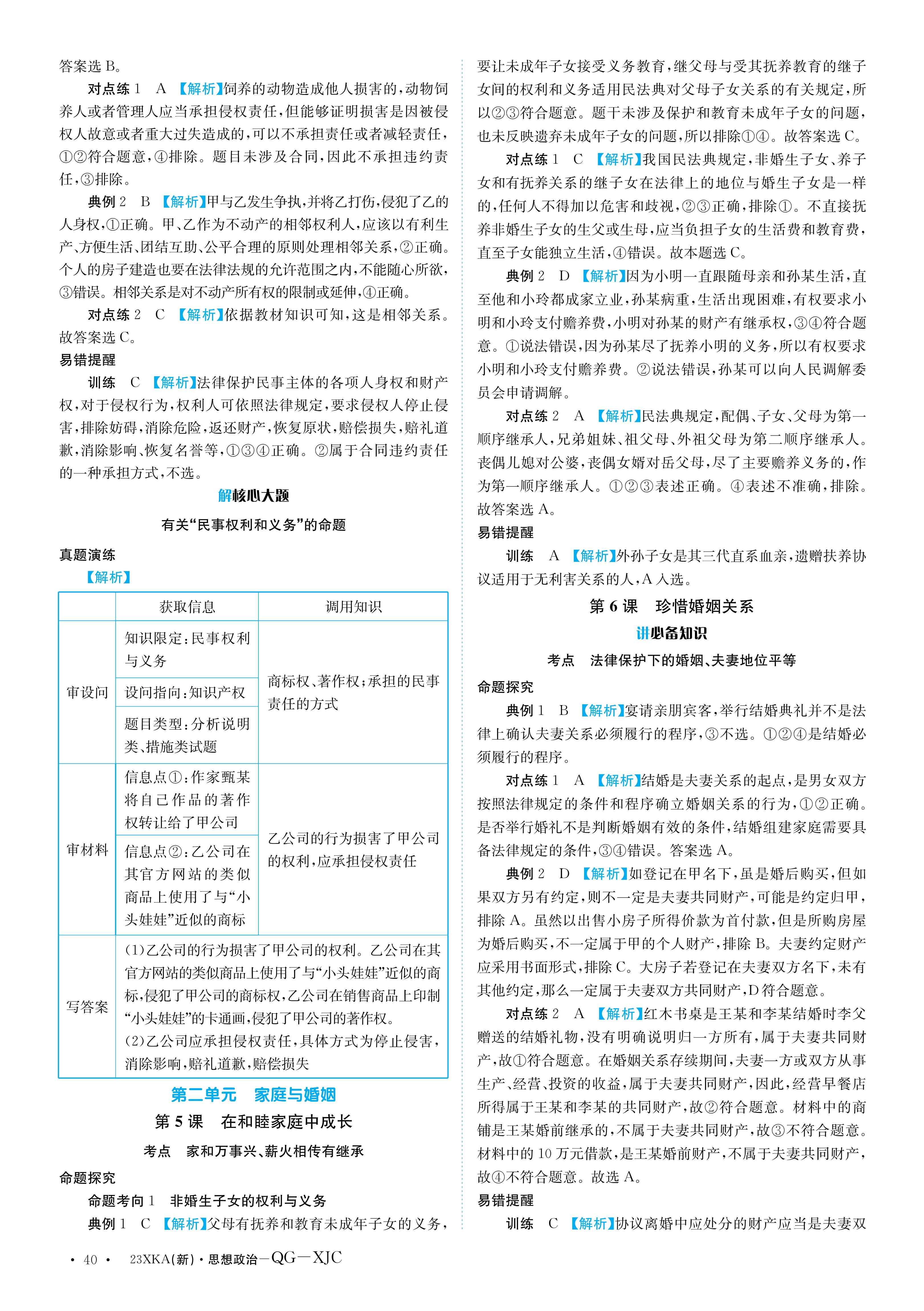 衡水金卷先享题·摸底卷 2023-2024学年度高三一轮复习摸底测试卷 政治(江西专版)(一)1试题