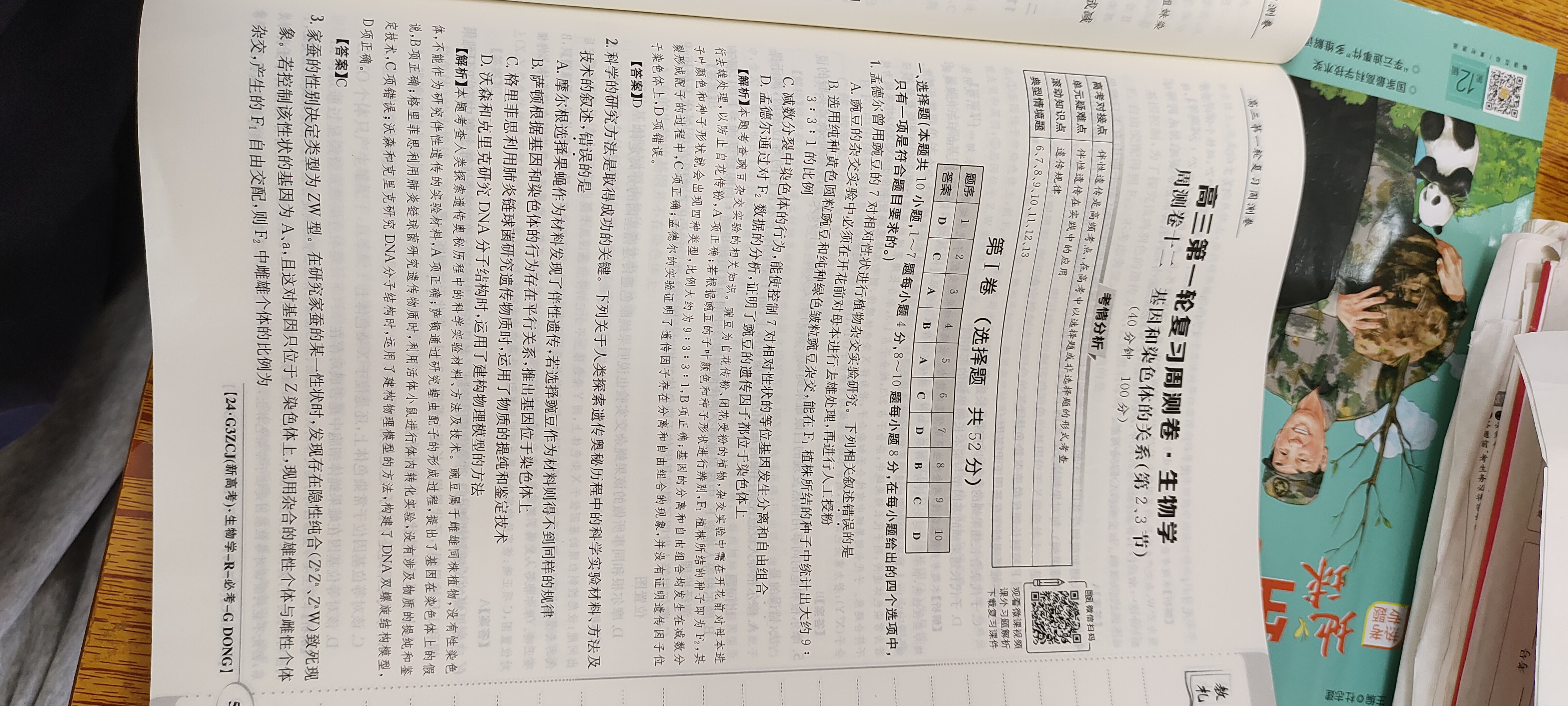 2024届全国100所名校单元测试示范卷·生物[24·G3DY(新高考)·生物-R-必考-QG]七试题