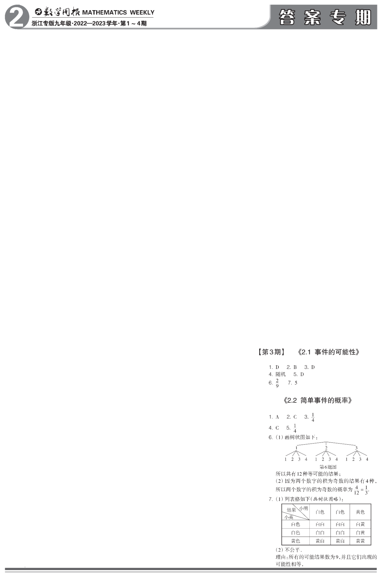 [国考1号15]第15套 高中2023届高考适应性考试理科数学答案