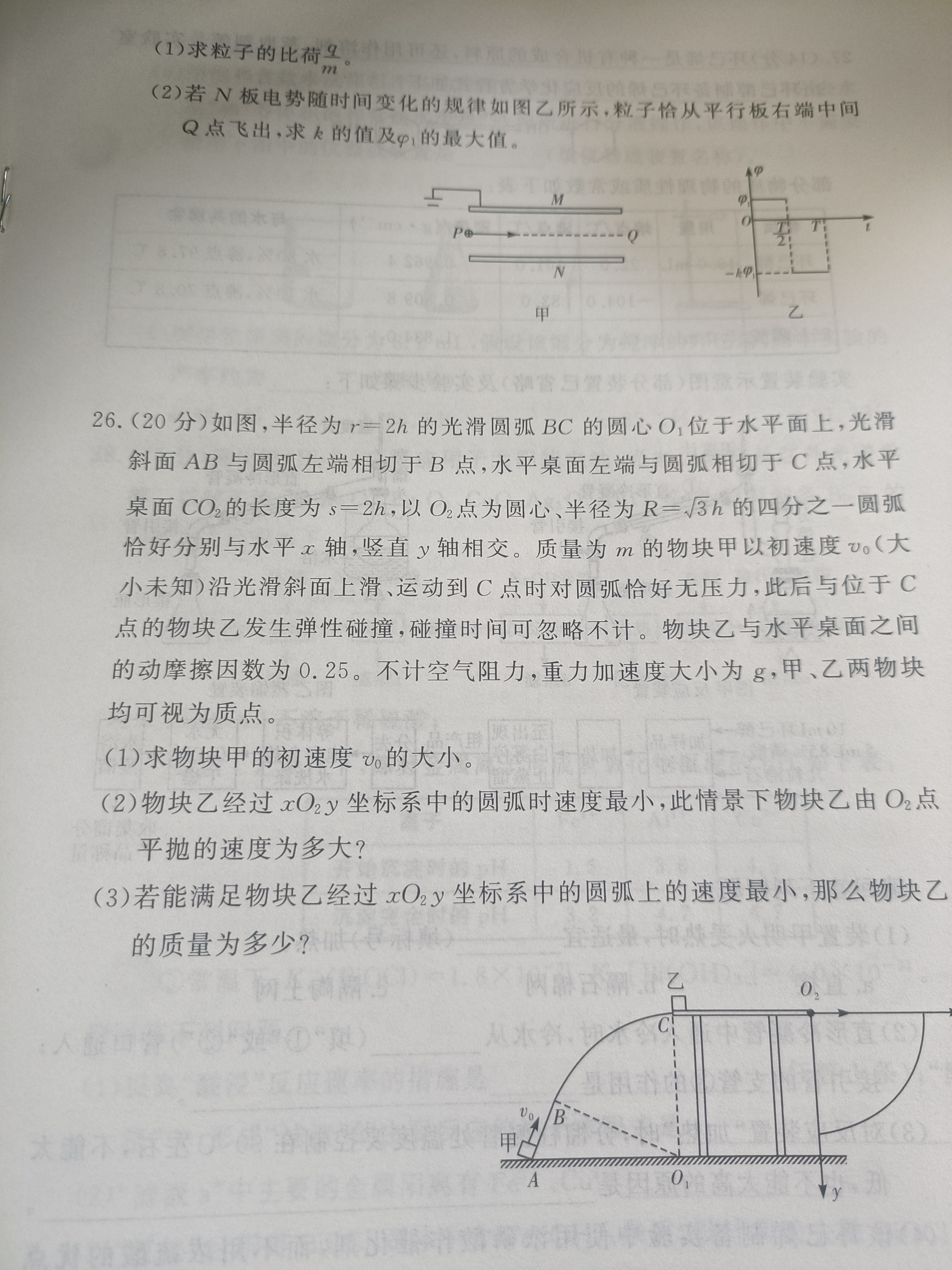 衡中同卷 2023-2024学年度下学期高三年级四调考试(新教材版)理综答案