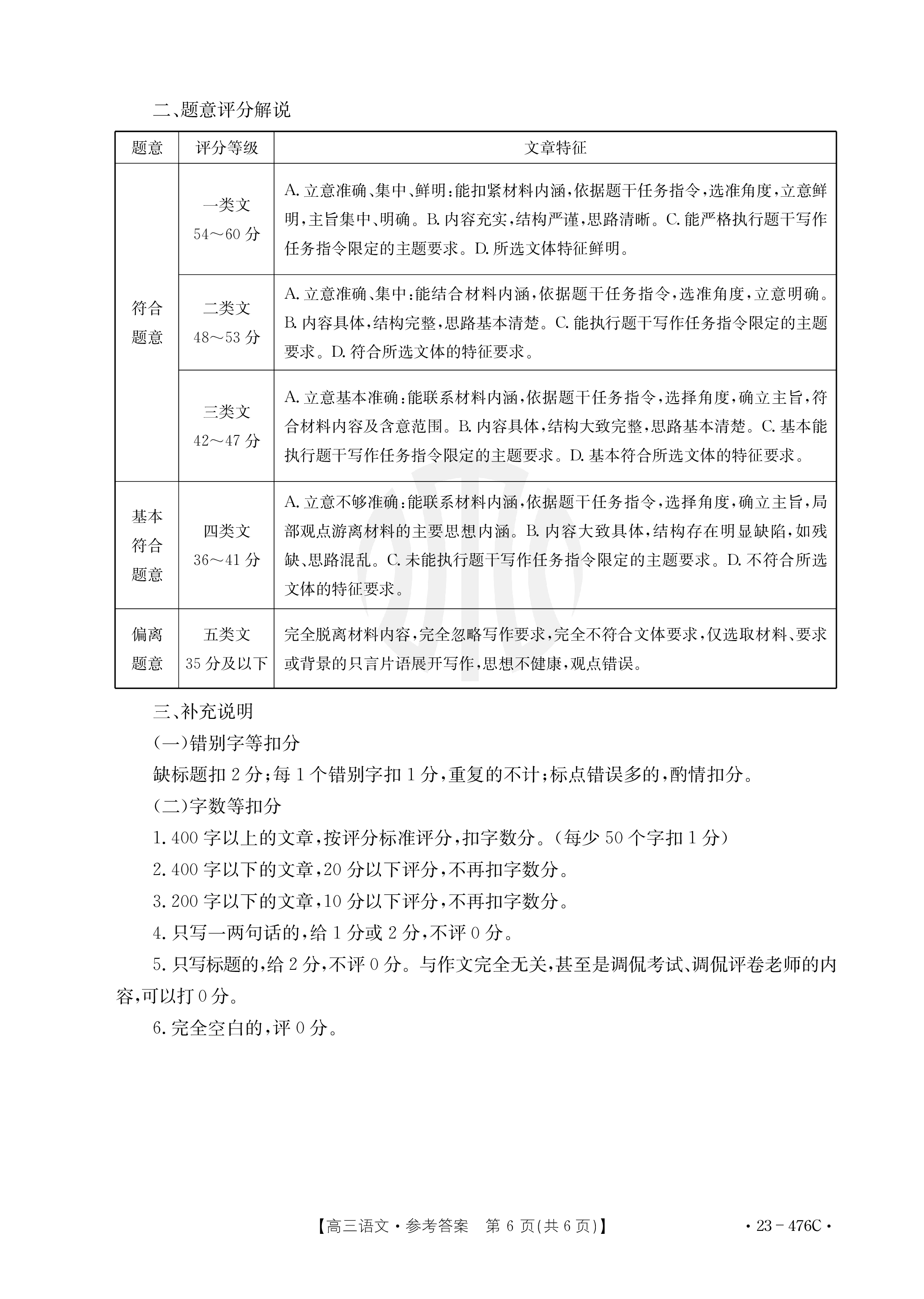 [太原一模]山西省太原市2023年高三年级模拟考试(一)语文答案