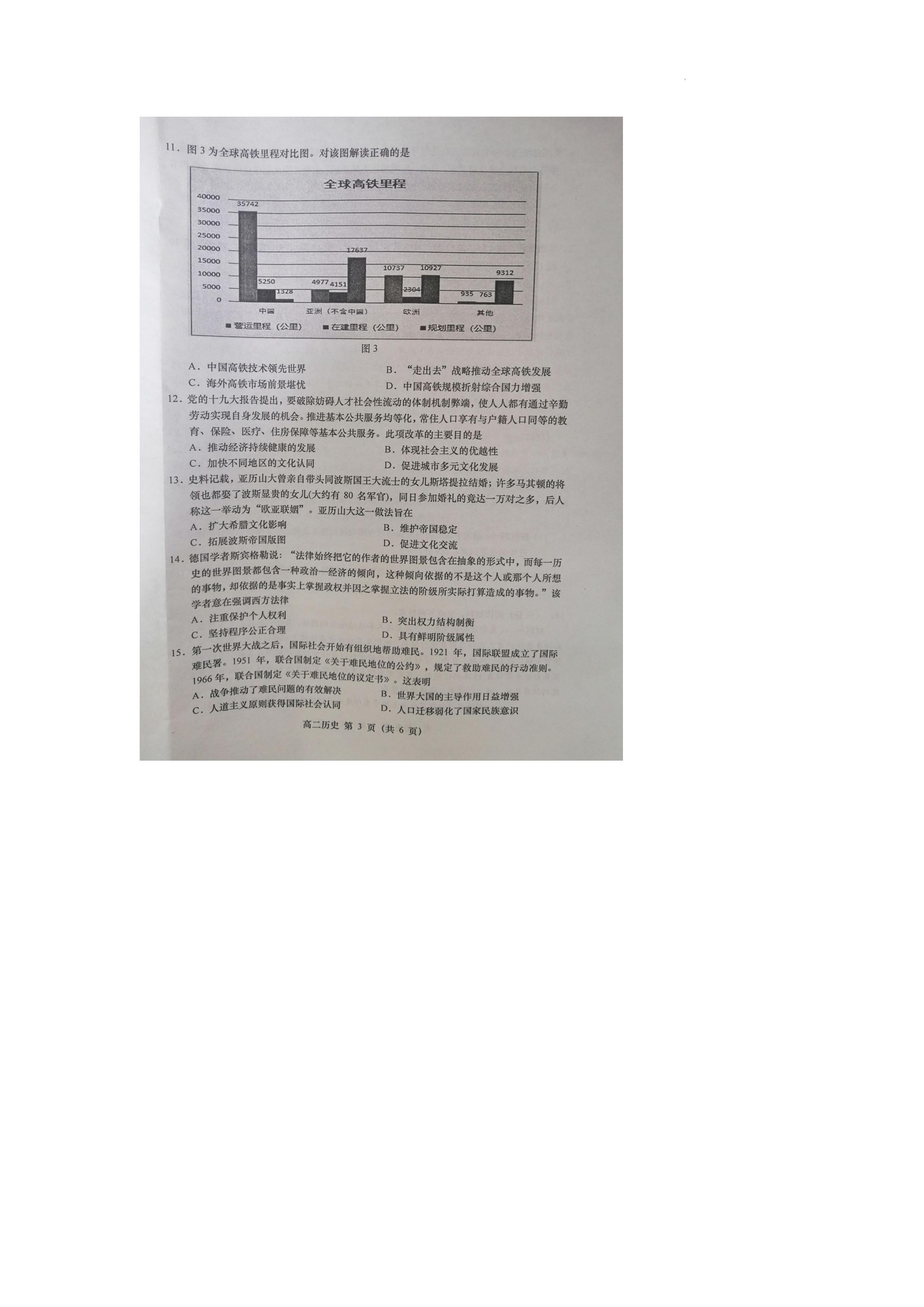衡水金卷先享题·摸底卷 2023-2024学年度高三一轮复习摸底测试卷 历史(江西专版)(一)1试题