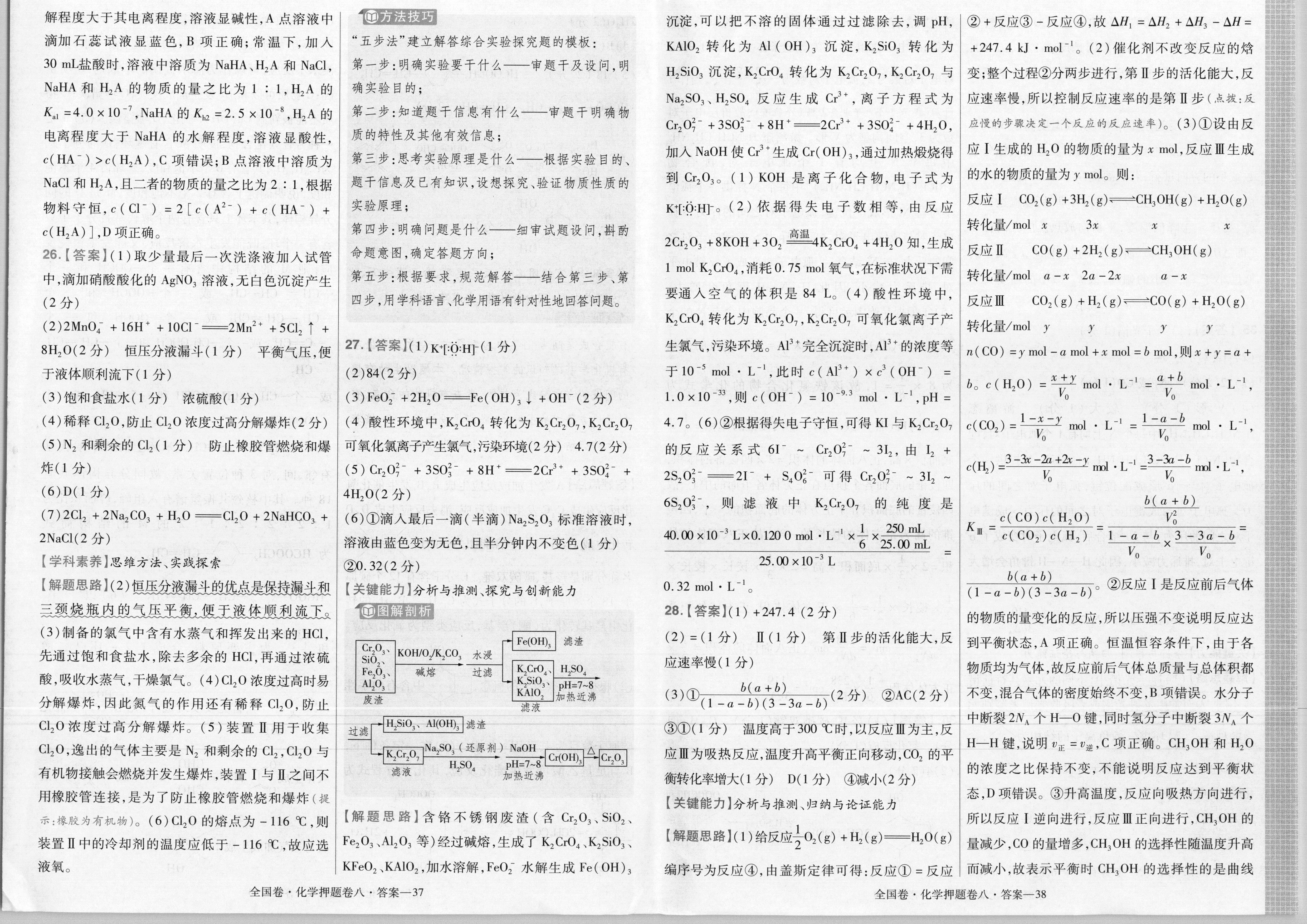 百师联盟 2024届高三一轮复习联考(一)1 浙江卷化学试题