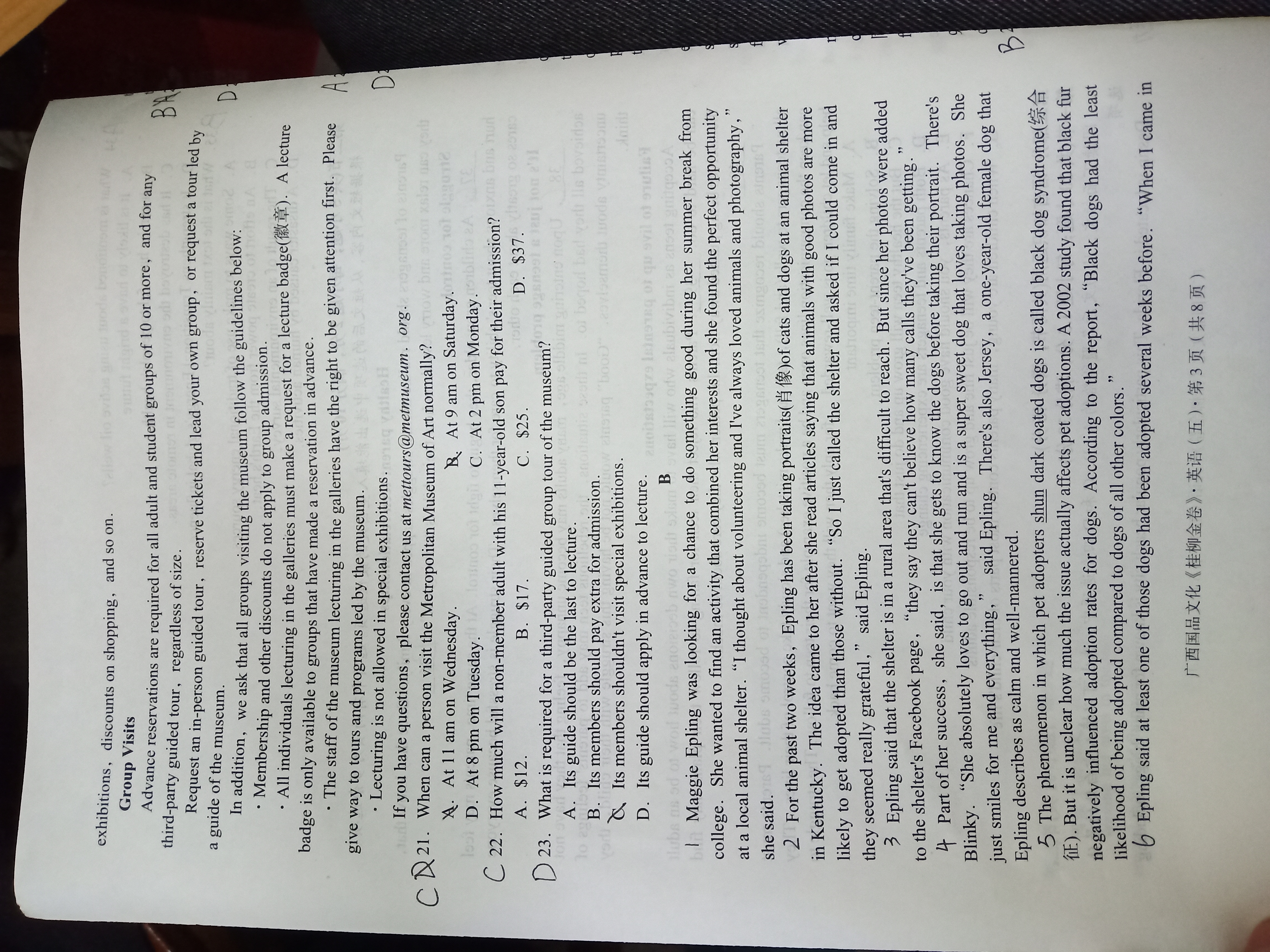 2024年普通高等学校招生全国统一考试模拟试题英语一衡水金卷先享题分科综合卷