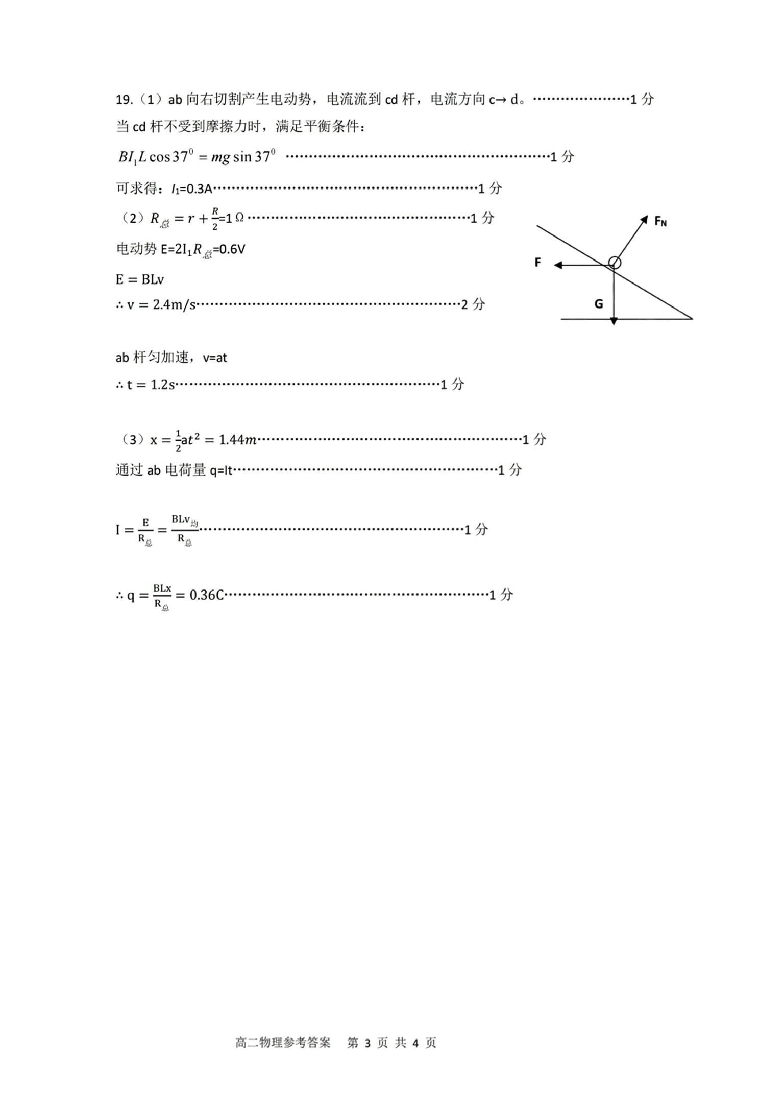 全国100所名校最新高考冲刺卷2023物理二福建