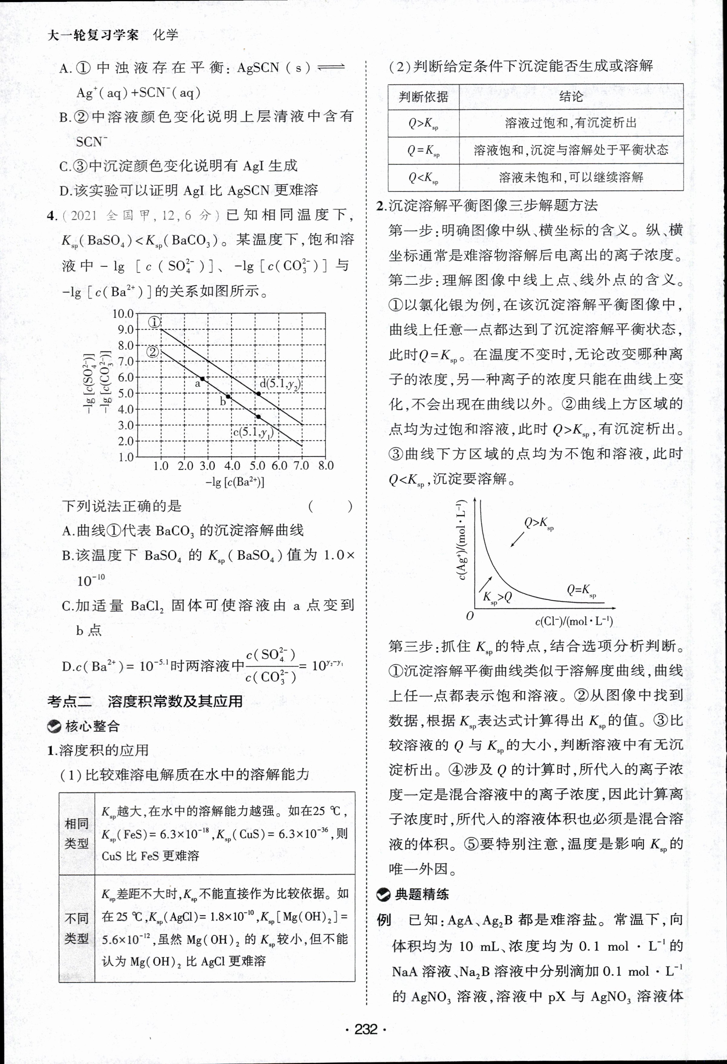 衡水金卷先享题2023-2024高三一轮复习单元检测卷(重庆专版)/化学(1-7)答案