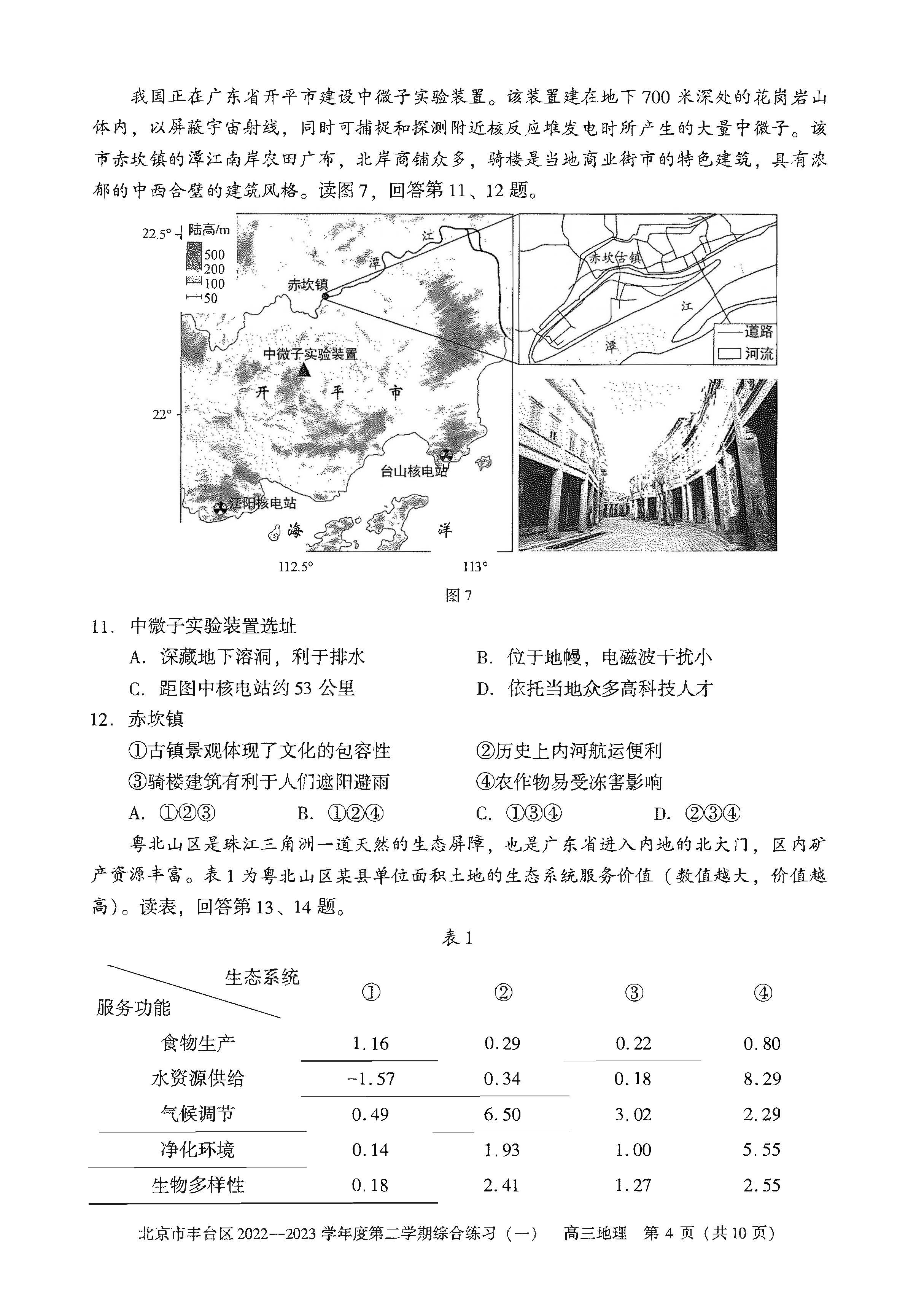 2024届全国100所名校高三月考卷·地理[24·G3YK(新高考)·地理-ZTB-必考-HUB]七试题
