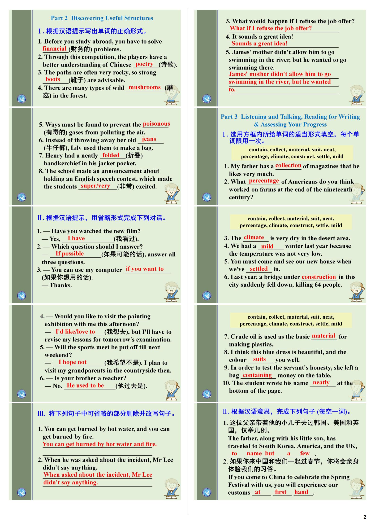 全国100所名校最新高考冲刺卷英语2023届Y1