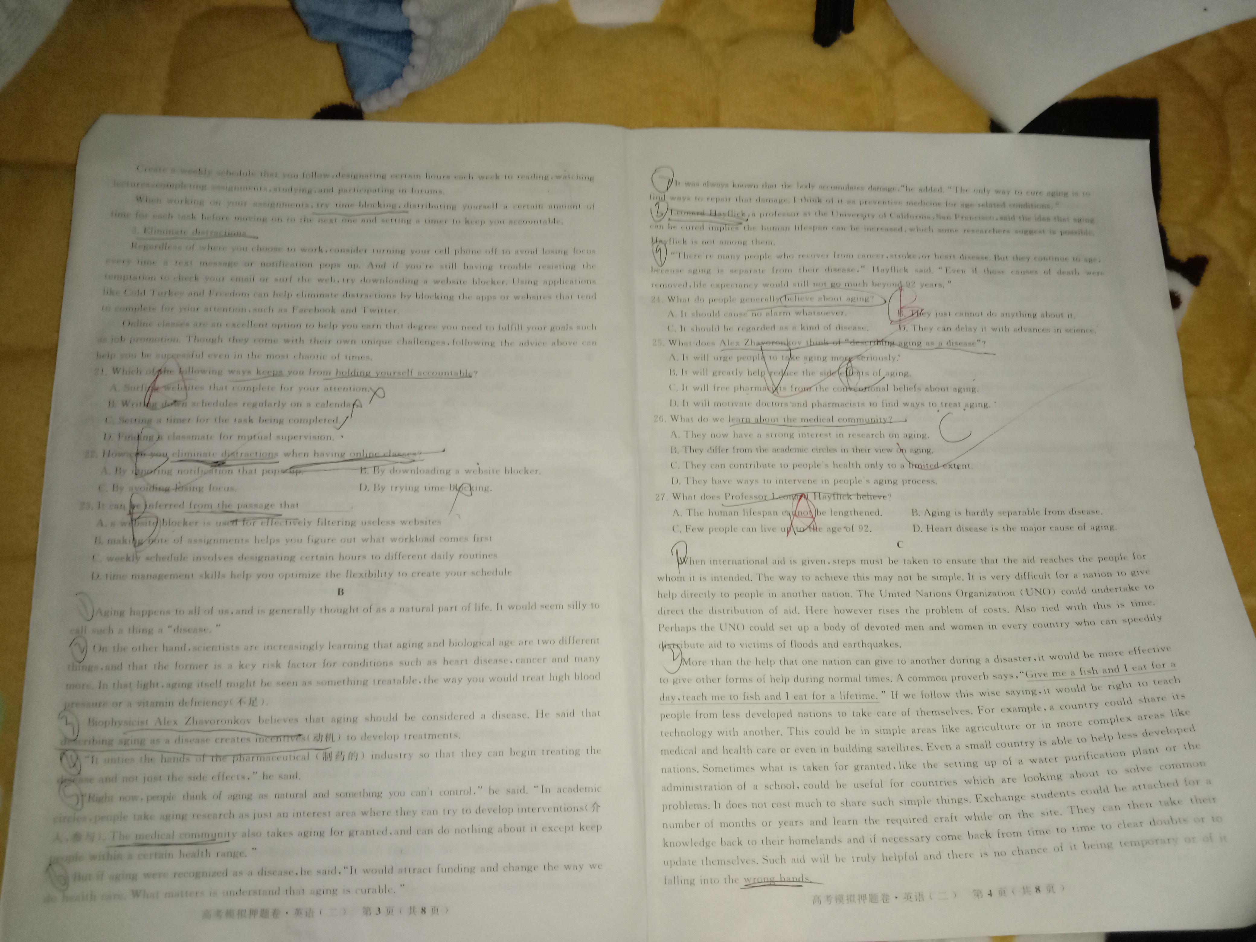 全国100所名校最新高考冲刺卷英语2023届Y1