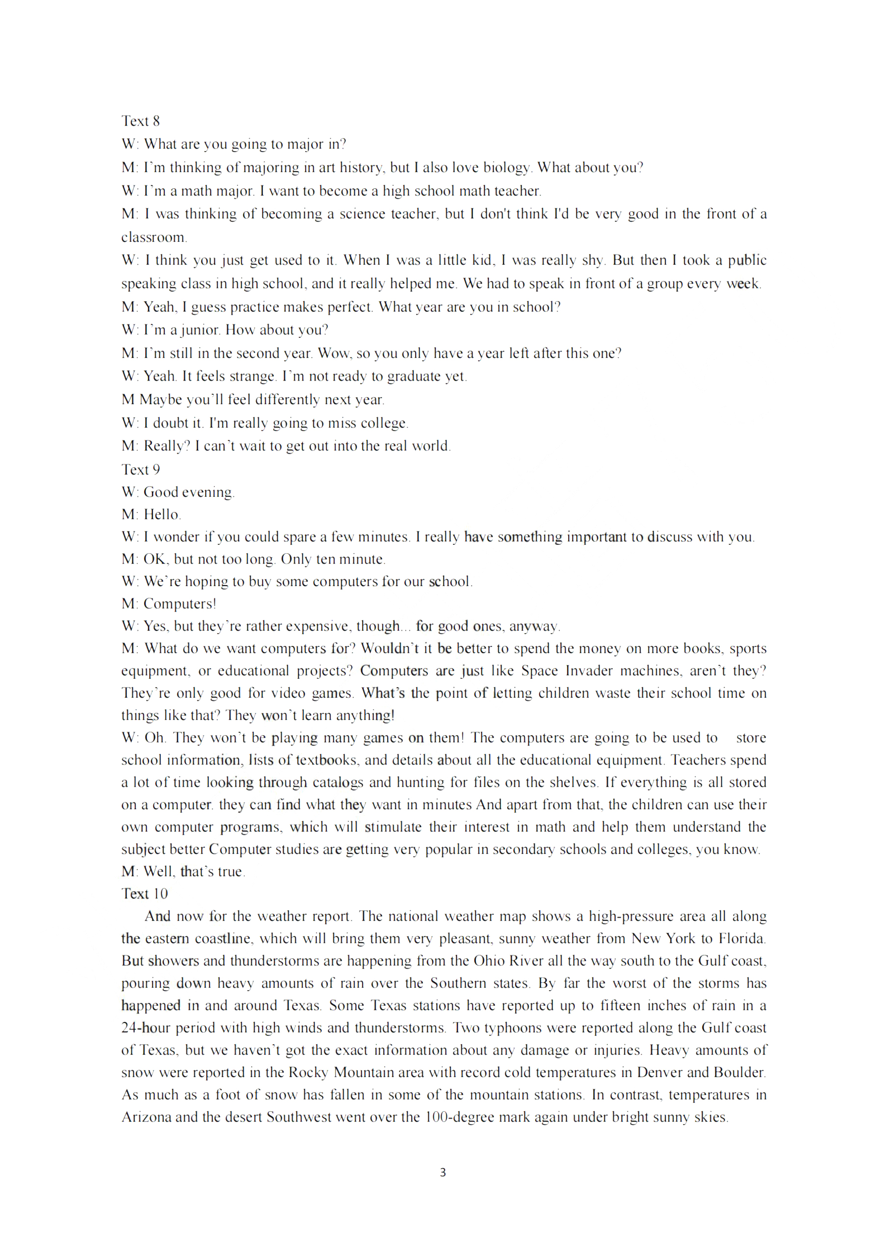 全国100所名校最新高考冲刺卷英语2023届Y1