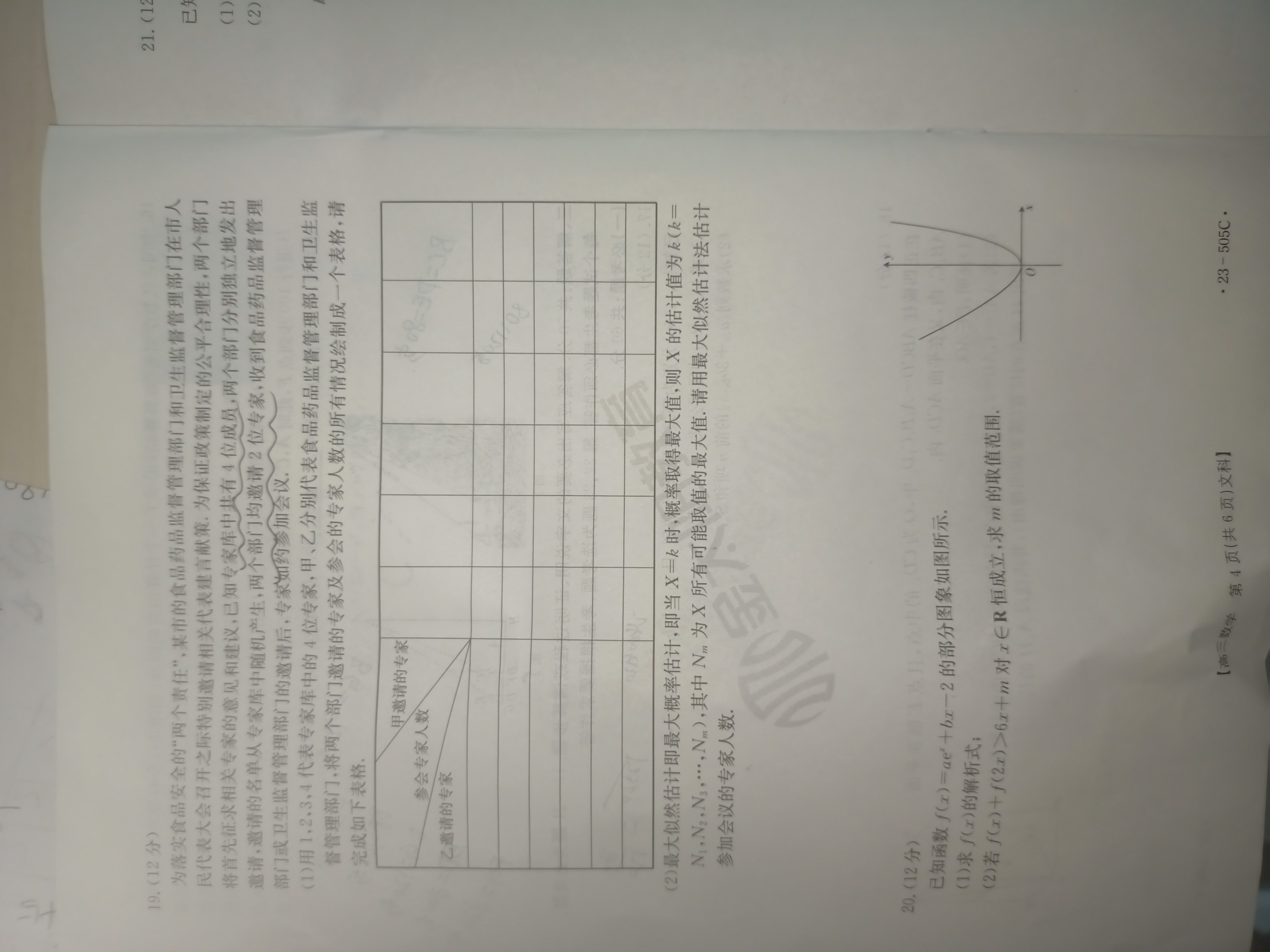 炎德英才大联考·长郡中学2024届高三月考试卷(五)文数试题