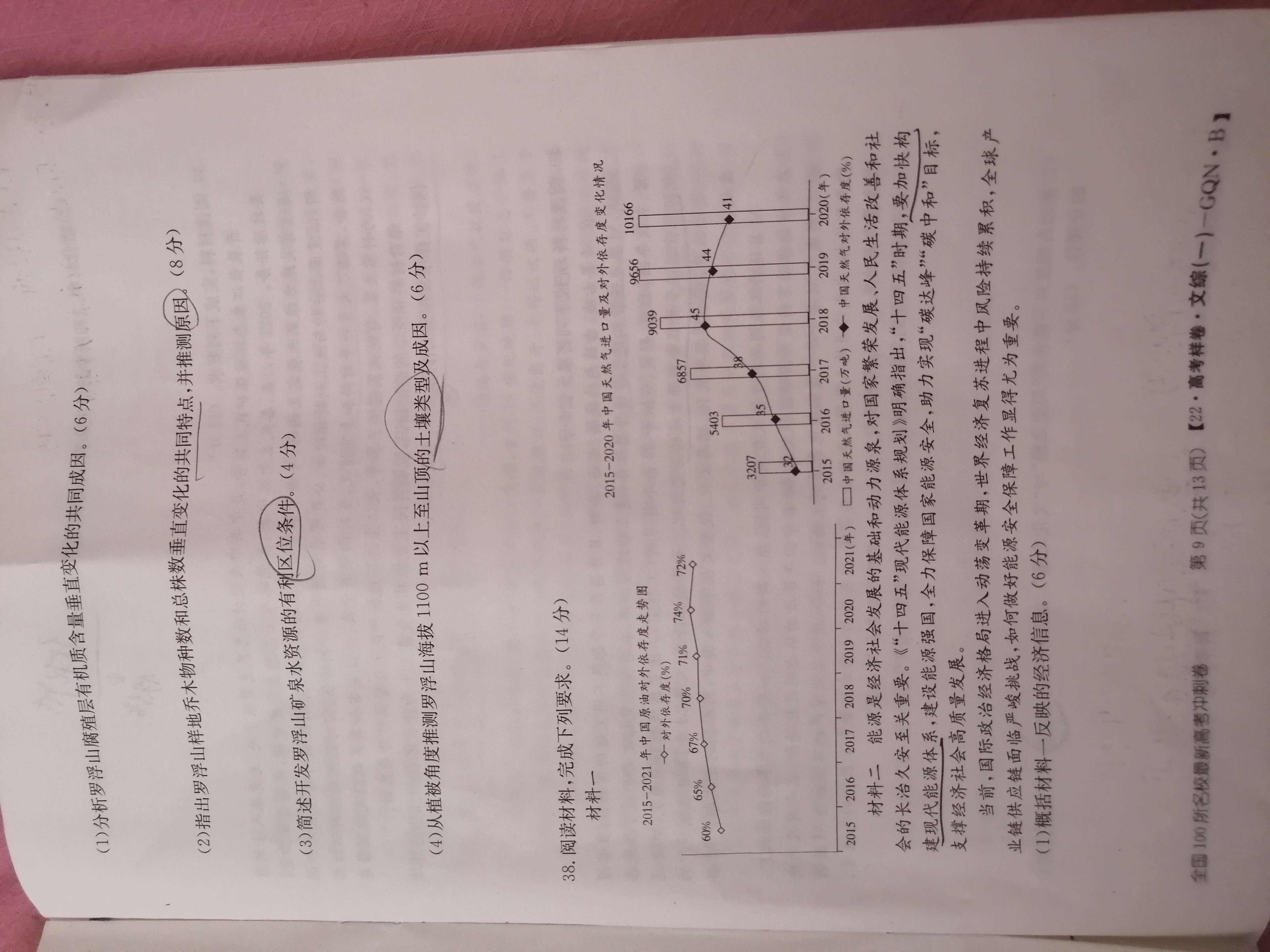 高三2024年普通高等学校招生全国统一考试·仿真模拟卷(二)2文科综合答案