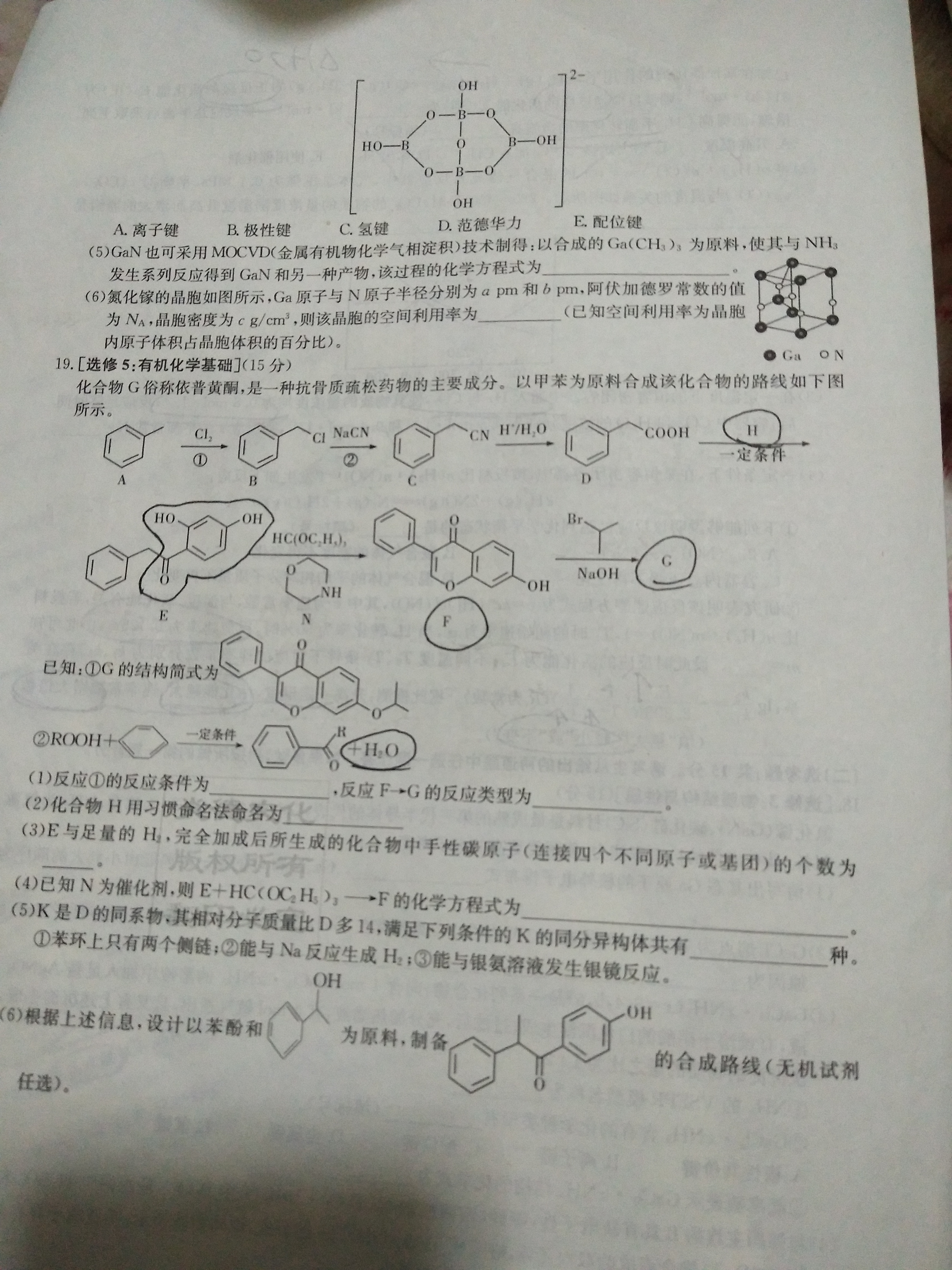 超级全能生名校交流2024届高三第一次联考4005C化学试题