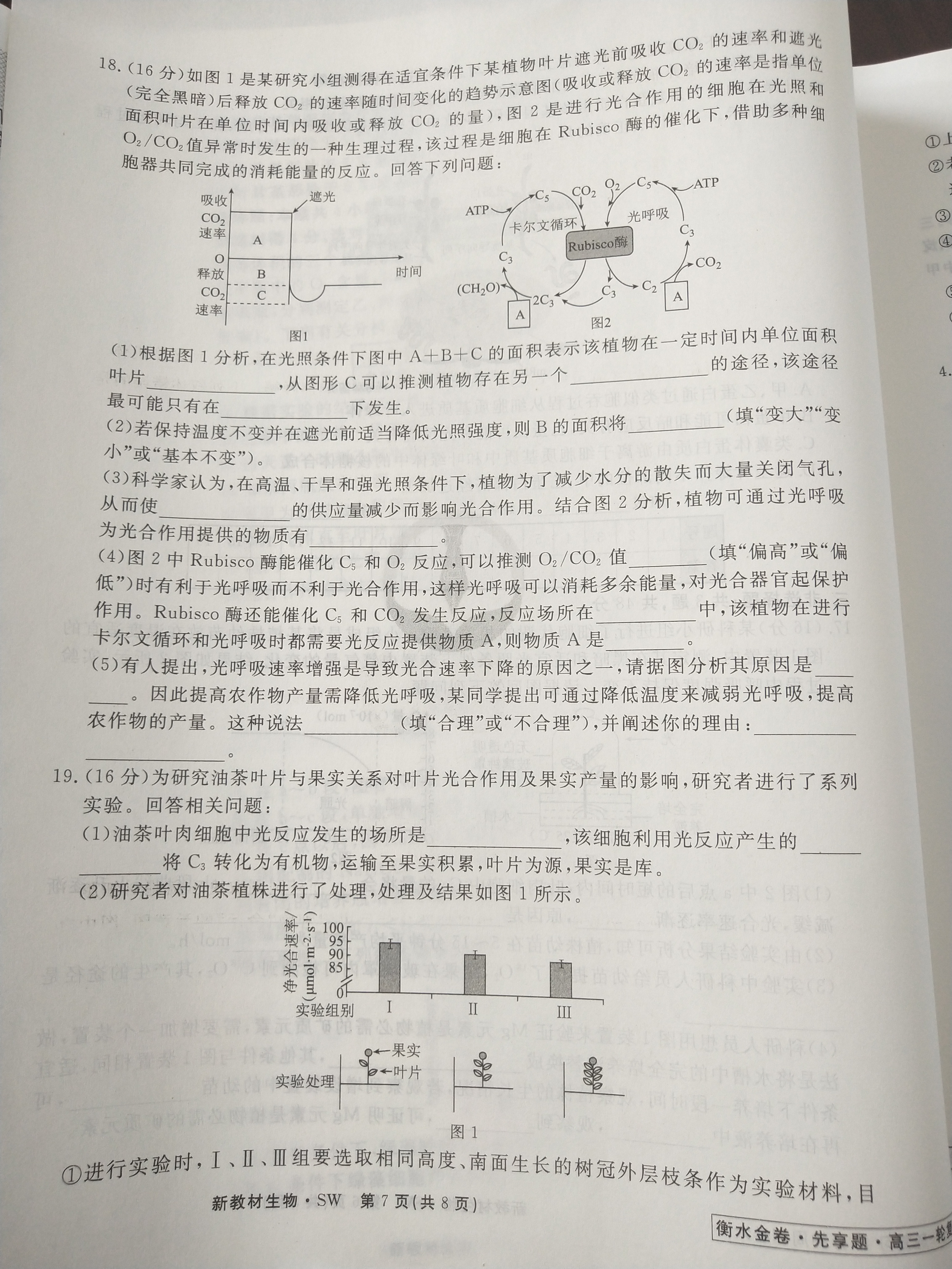 [百师联盟]2024届高三一轮复习联考(一)1 生物(浙江卷)试题
